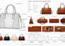 do luxury handbag tech pack design trending bag tech packs latest bag techpack